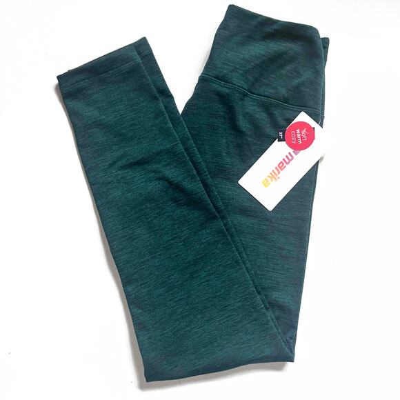 MARIKA Midnight Green Leggings Size Small - Picture 1 of 4